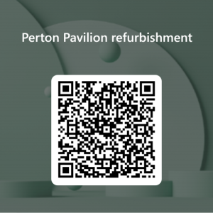 QRCode for Perton Pavilion refurbishment_